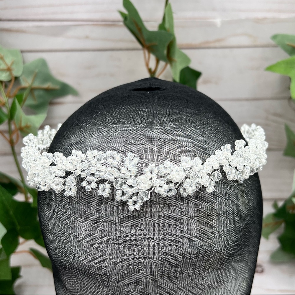 High Quality Fully Beaded Wedding Headband, Brand New.